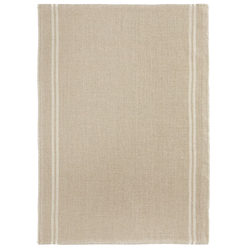 Country Tea Towel  Ecru Lave