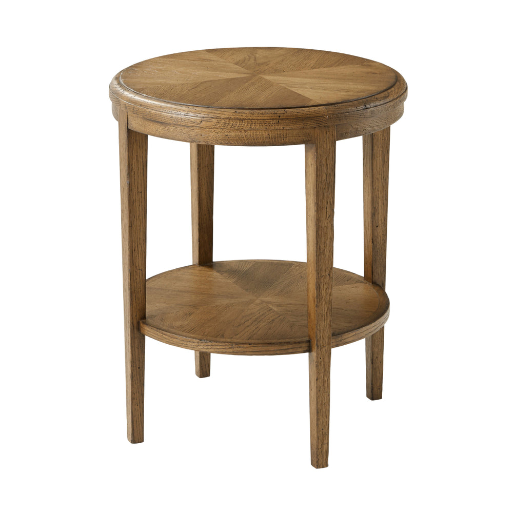 Nova two-Tiered Round Side Table