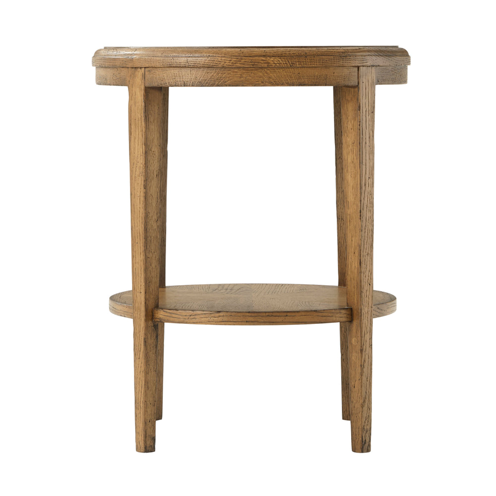 Nova two-Tiered Round Side Table