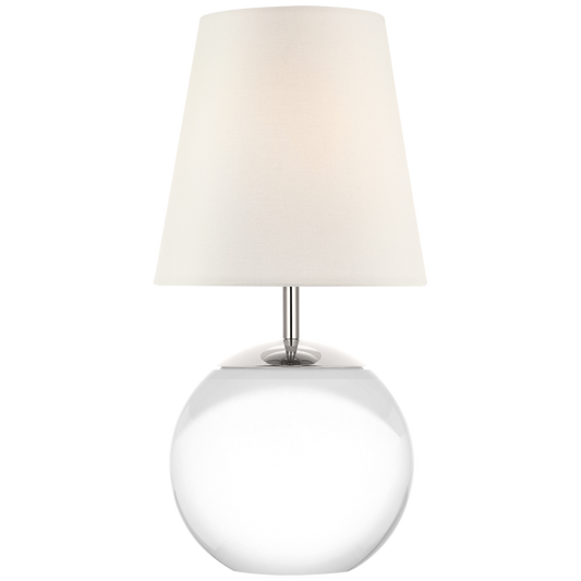 Terri 12" Cordless Glass Lamp