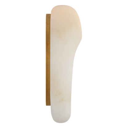 Esculpa 14" Round Alabaster Sconce