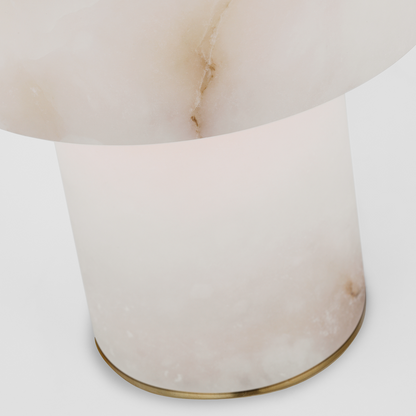 Una Alabaster Rechargeable Table Lamp