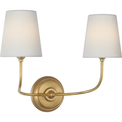 Vendome 16" Cordless Double Sconce