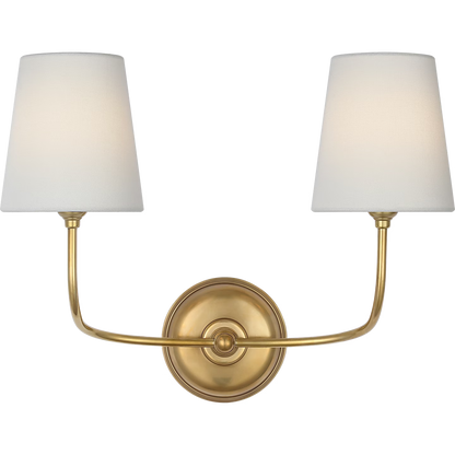 Vendome 16" Cordless Double Sconce