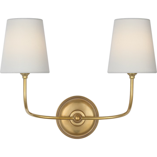 Vendome 14" Cordless Double Sconce