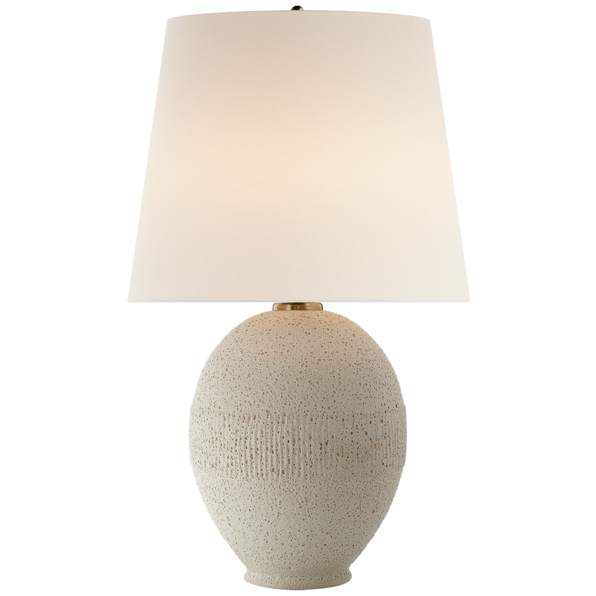 Toulon Table Lamp in Volcanic Ivory