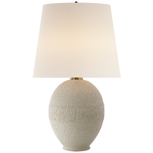 Toulon Table Lamp in Volcanic Ivory