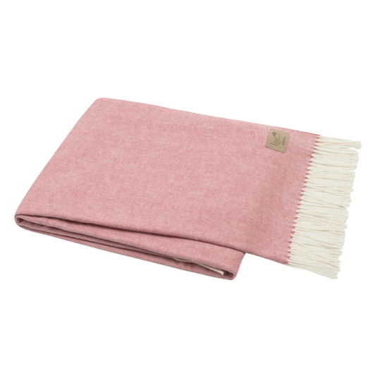 Berry Sorbet Italian Herringbone Throw