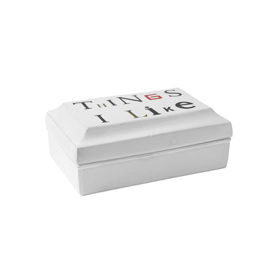 "Things I Like" Ceramic Keepsake Box