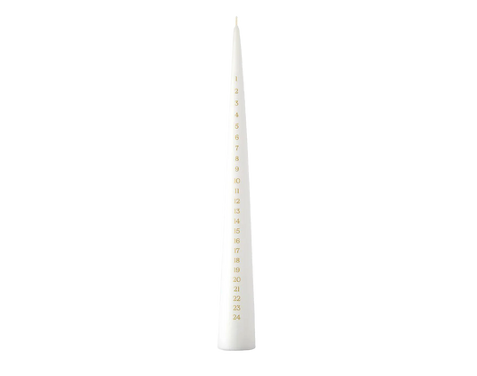 Ivory Calendar Candle