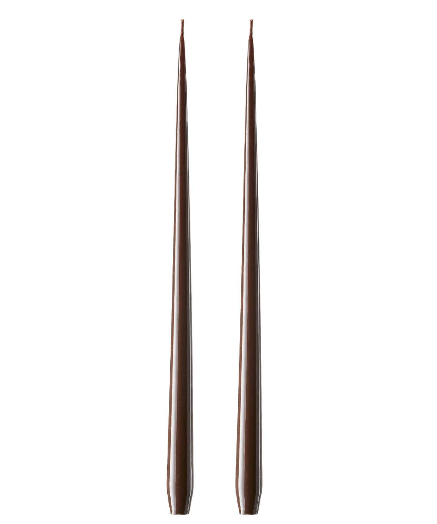 Espresso Taper Candle Set