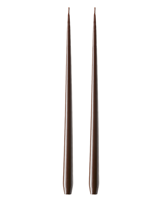 Espresso Taper Candle Set