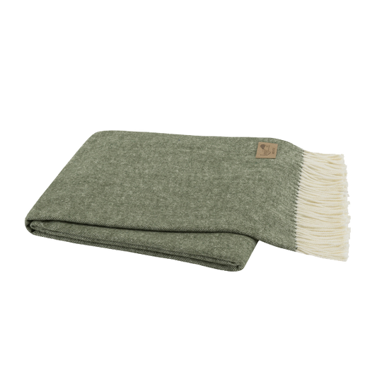 Hunter Italian Herringbone Throw