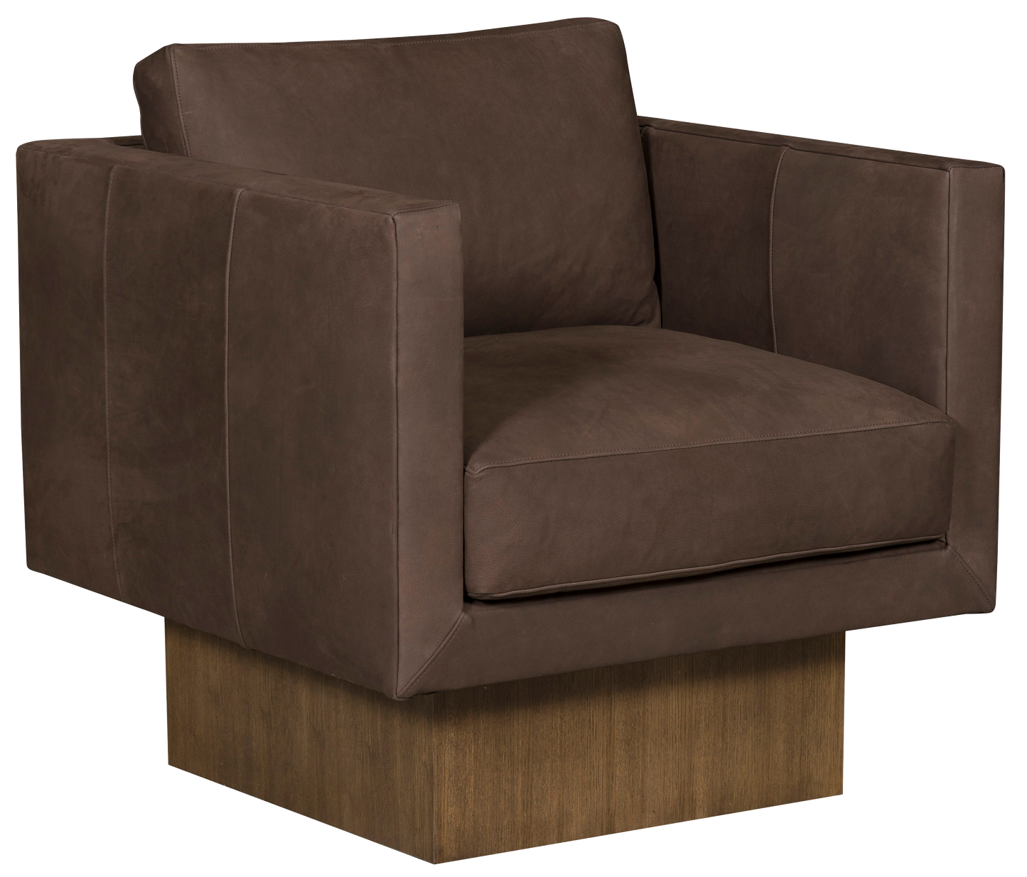 Kendell Leather Swivel Chair