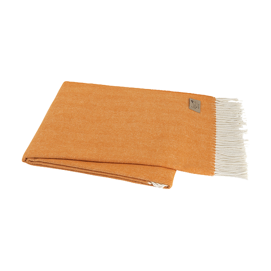 Mango Italian Herringbone Throw