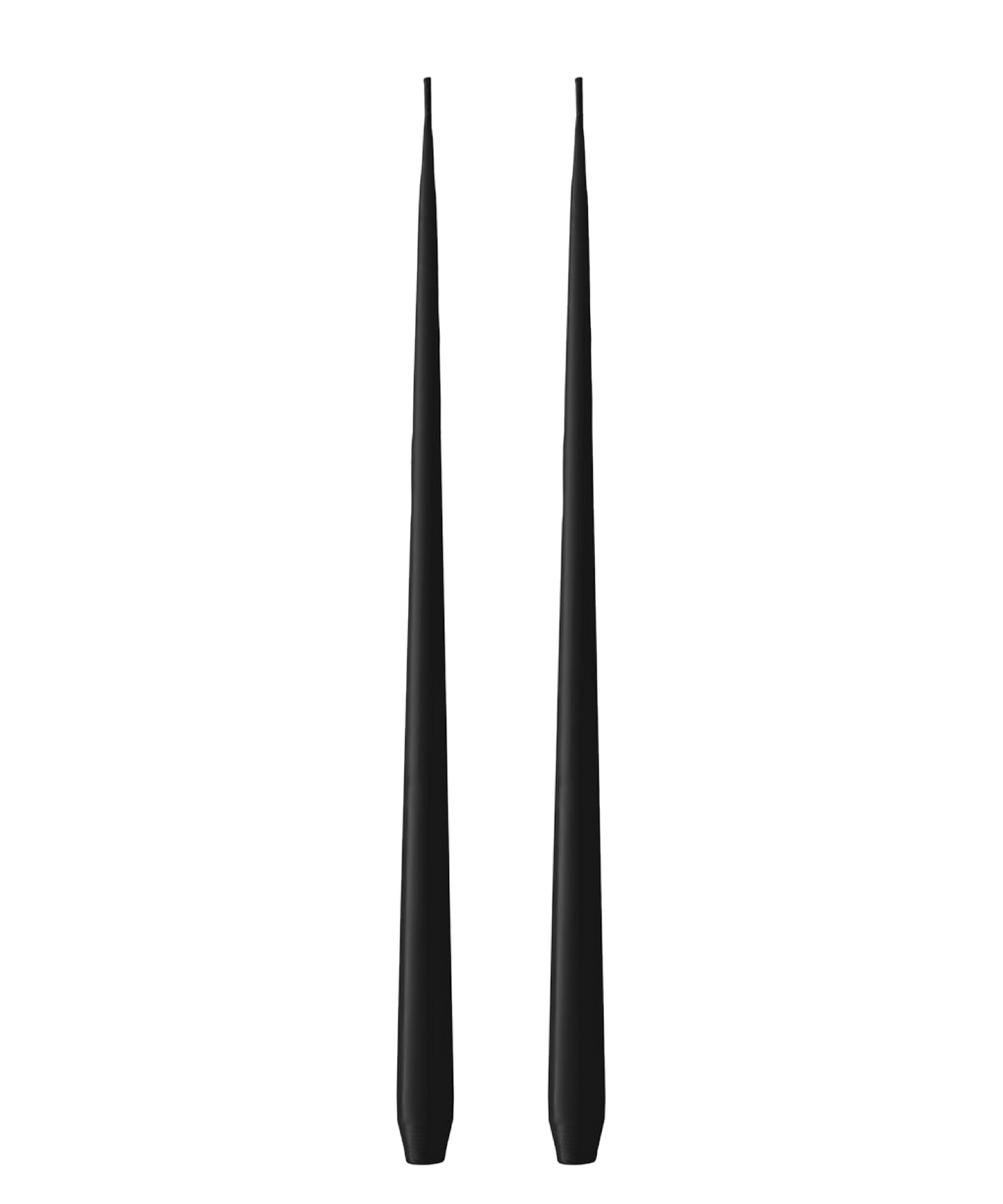 Matte Black Taper Candle Set
