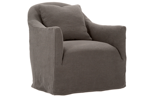 Noel Slipcover Swivel Chair