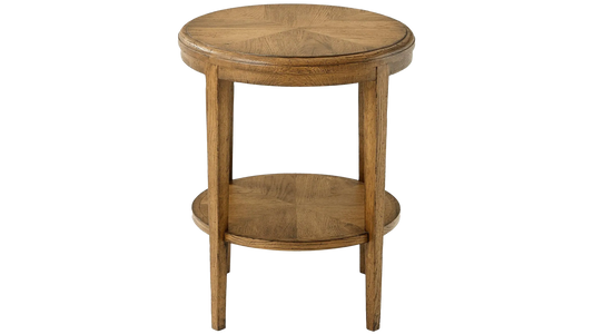 Nova two-Tiered Round Side Table
