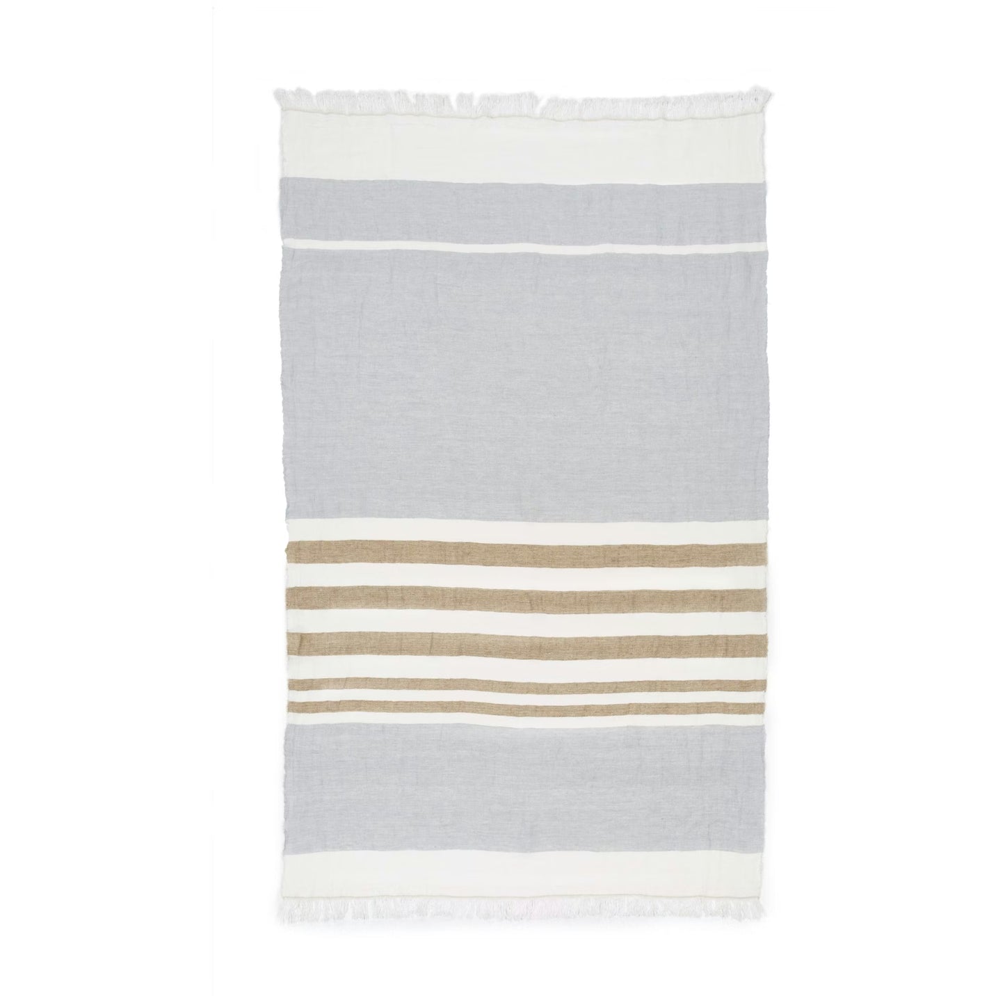Belgian Towel - Ash Stripe