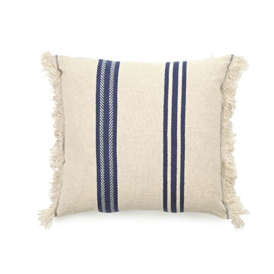 The Indigo Stripe Pillow (25x25)