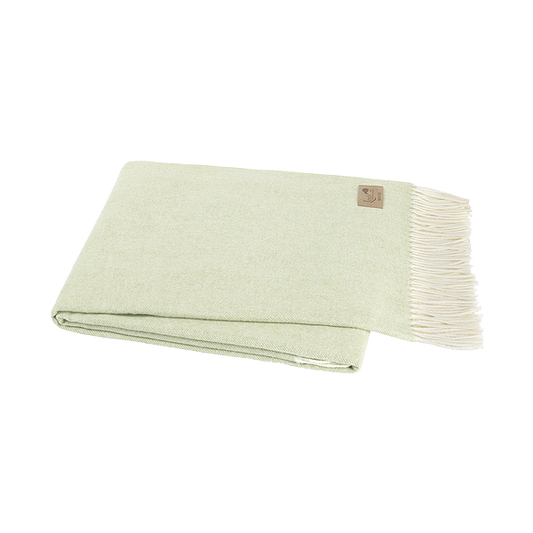 White Sage Italian Herringbone Throw
