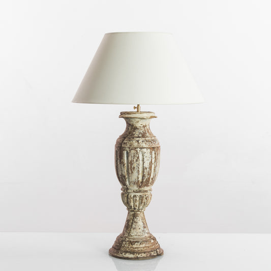 1820 Wooden Table Lamp (France)