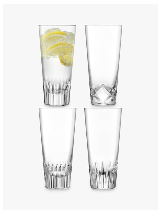 Set of 4 Highball Mixer Glasses