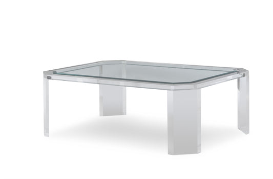 Phoenix Coffee Table With Tempered Glass