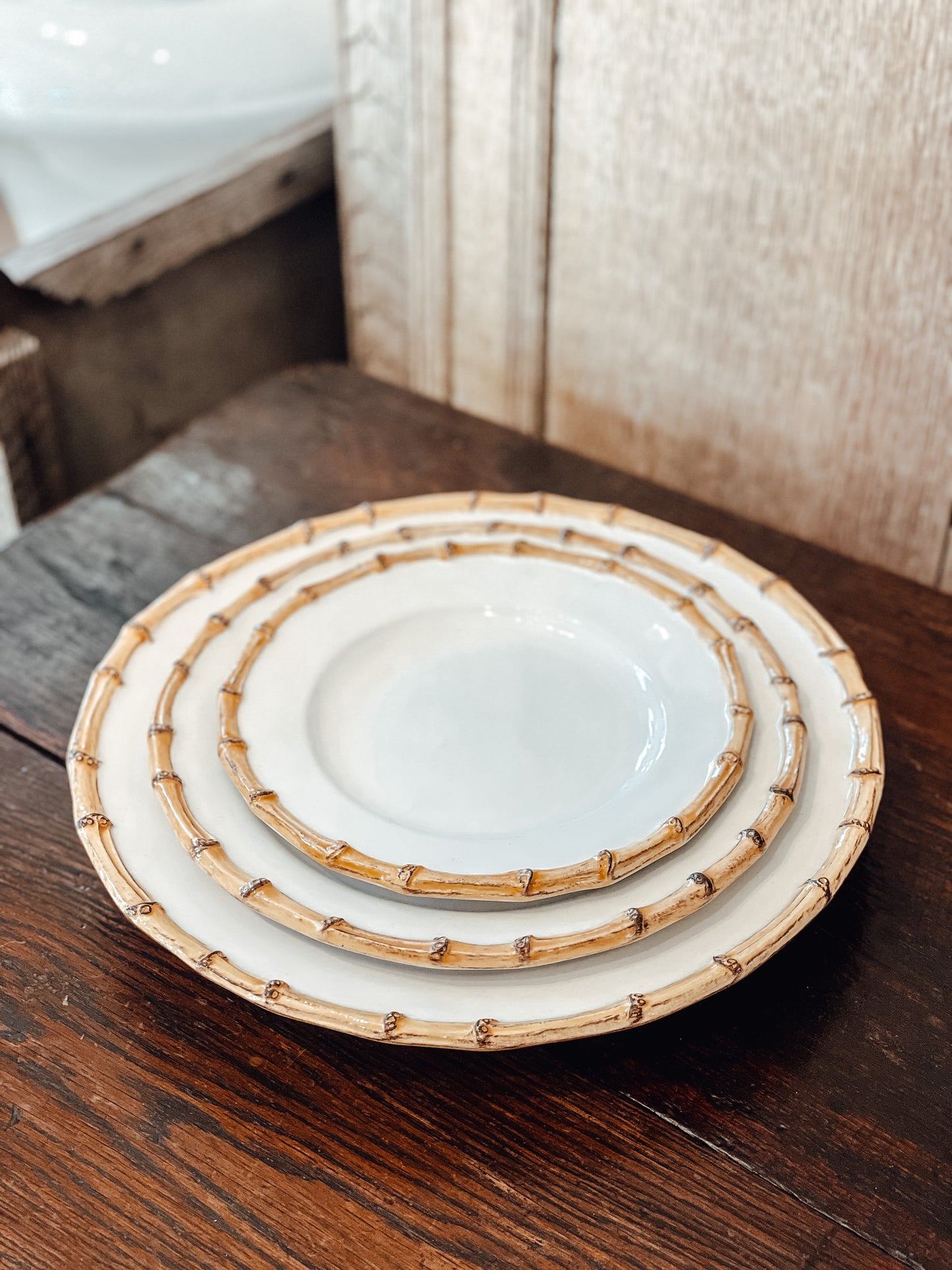 Natural Bamboo Dinnerware