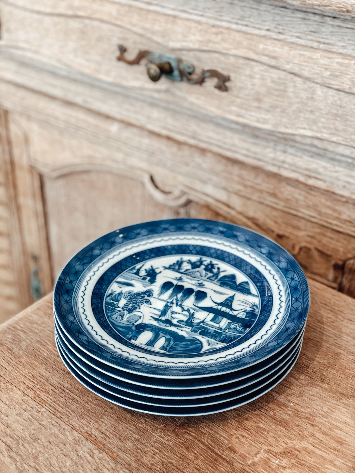 Blue Canton Dessert Plates