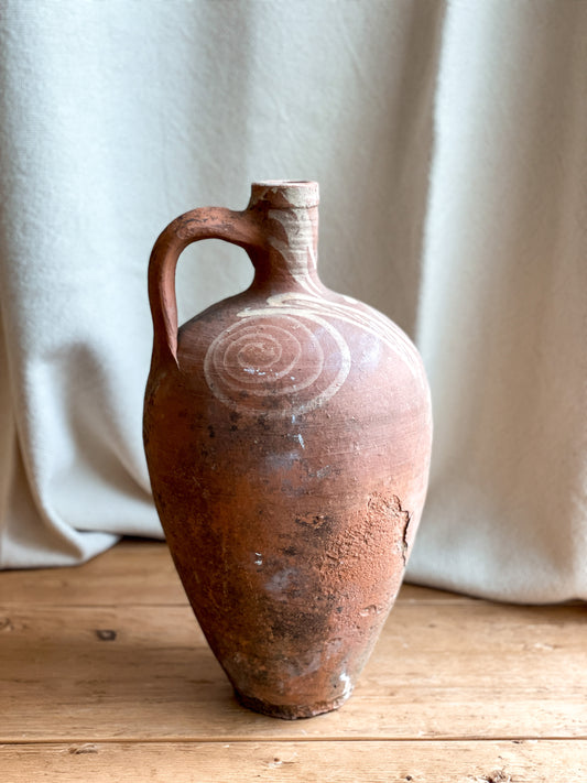 Vintage Terracotta Jug (India)