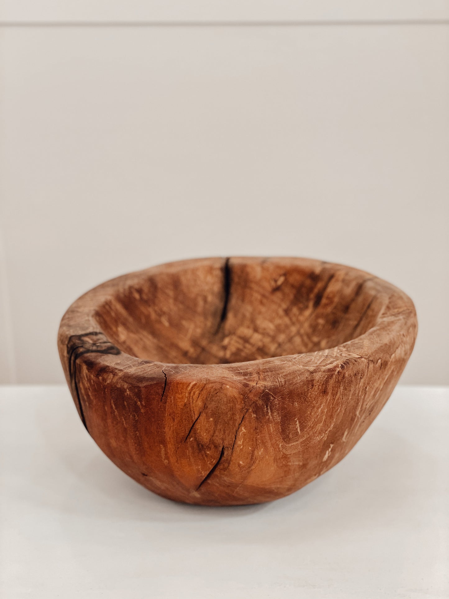 Wood Media Bowl