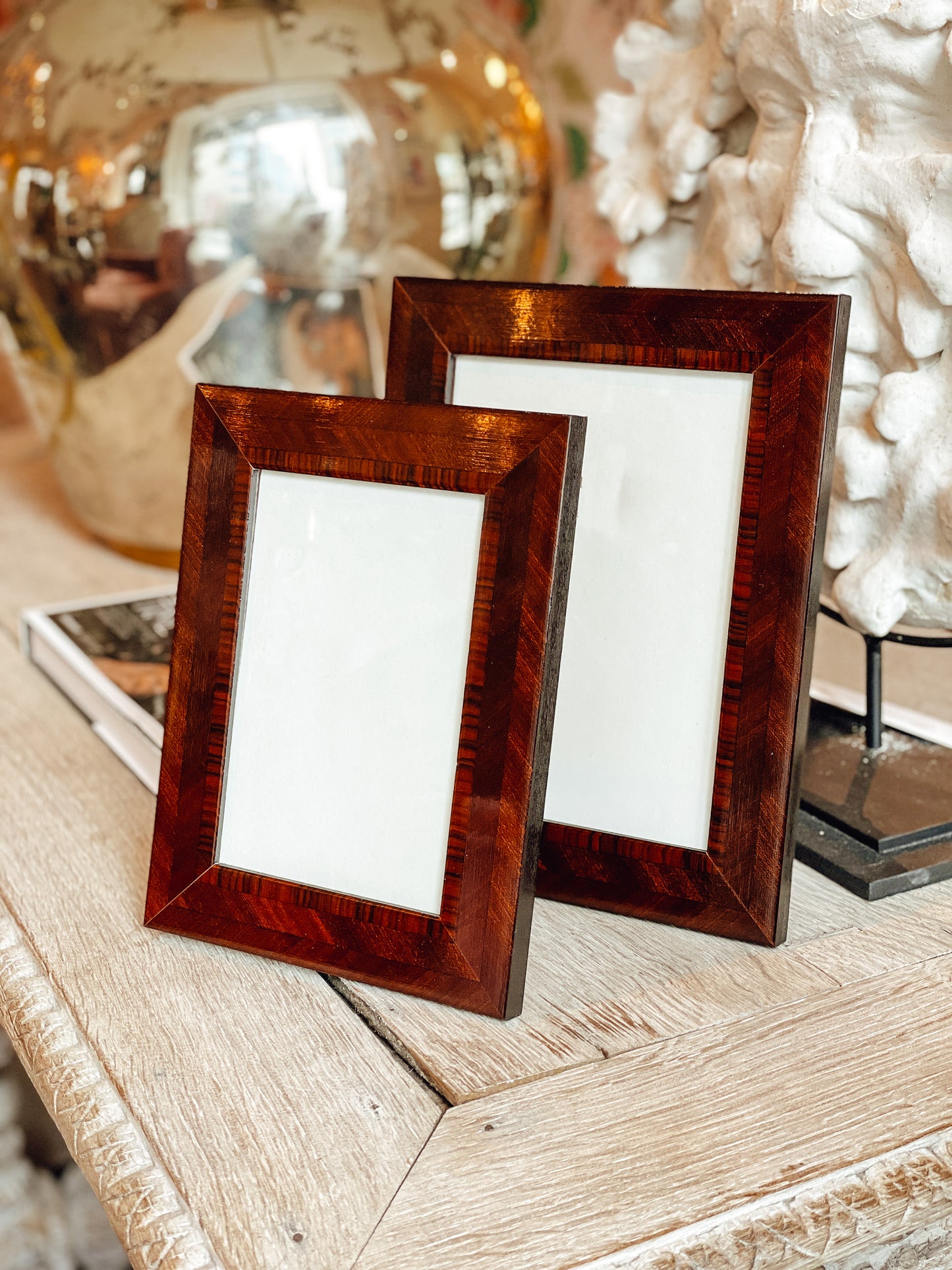 Natalini Mahogany Tulipwood Photo Frames