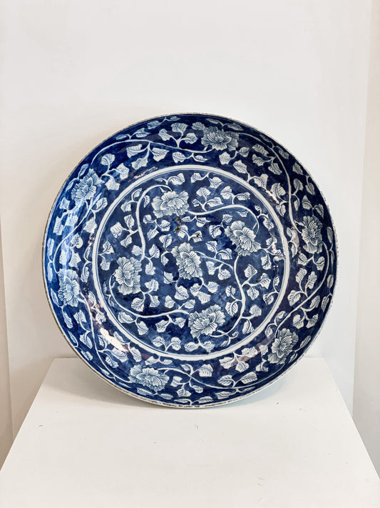 Blue & White Vine Platter