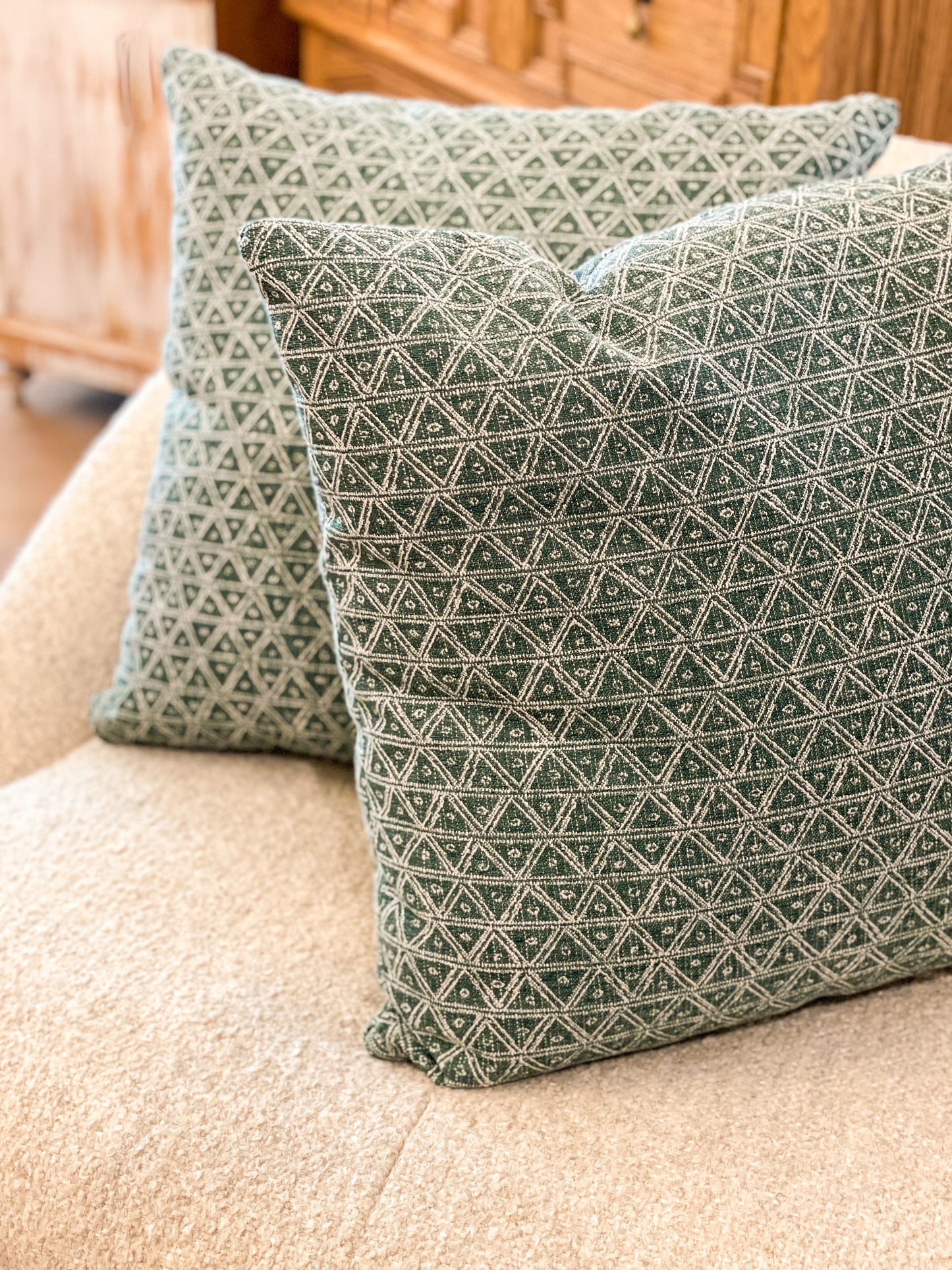 Custom 31 Westgate Green Haze Pillow