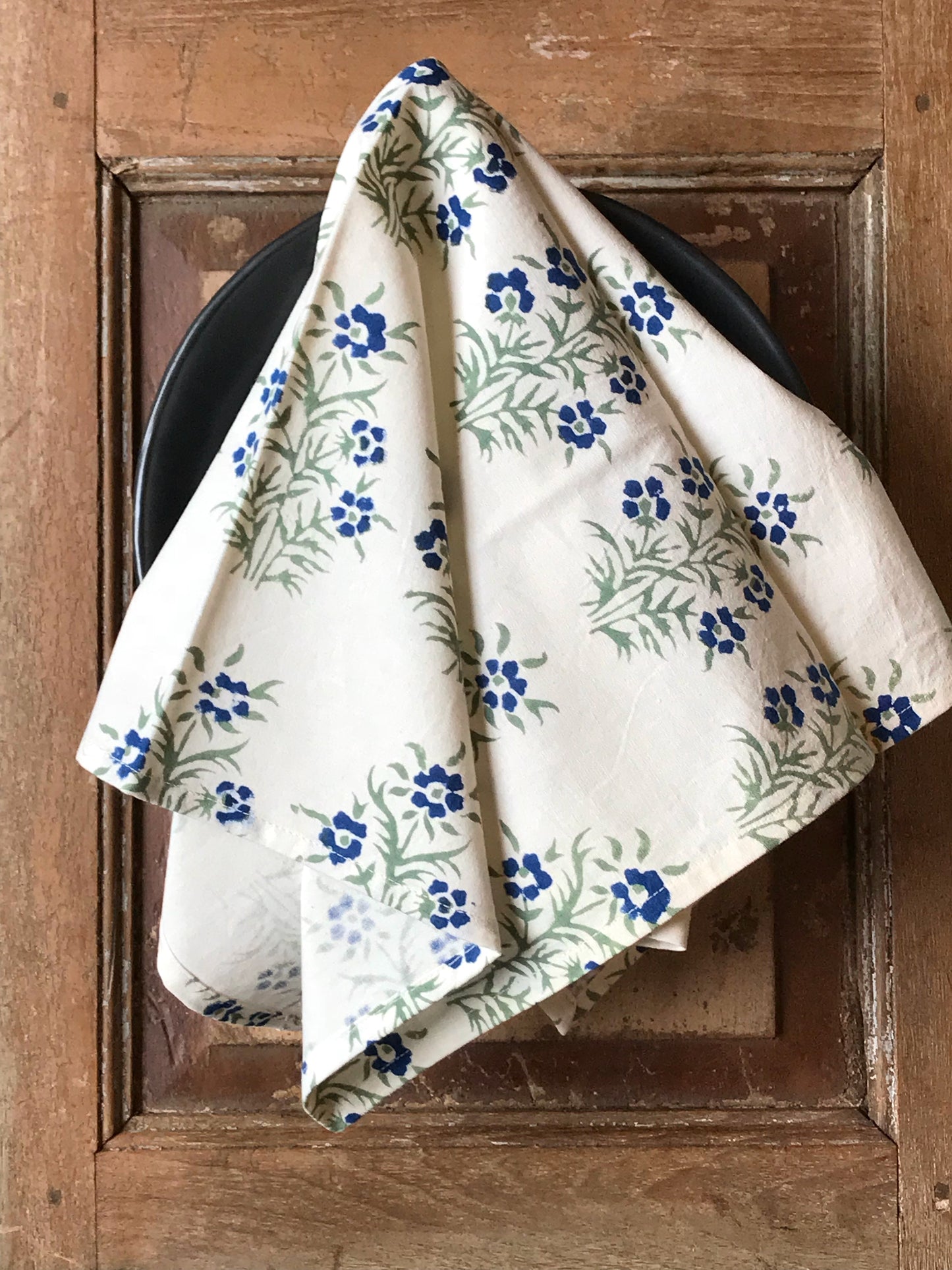 Hand block printed napkins