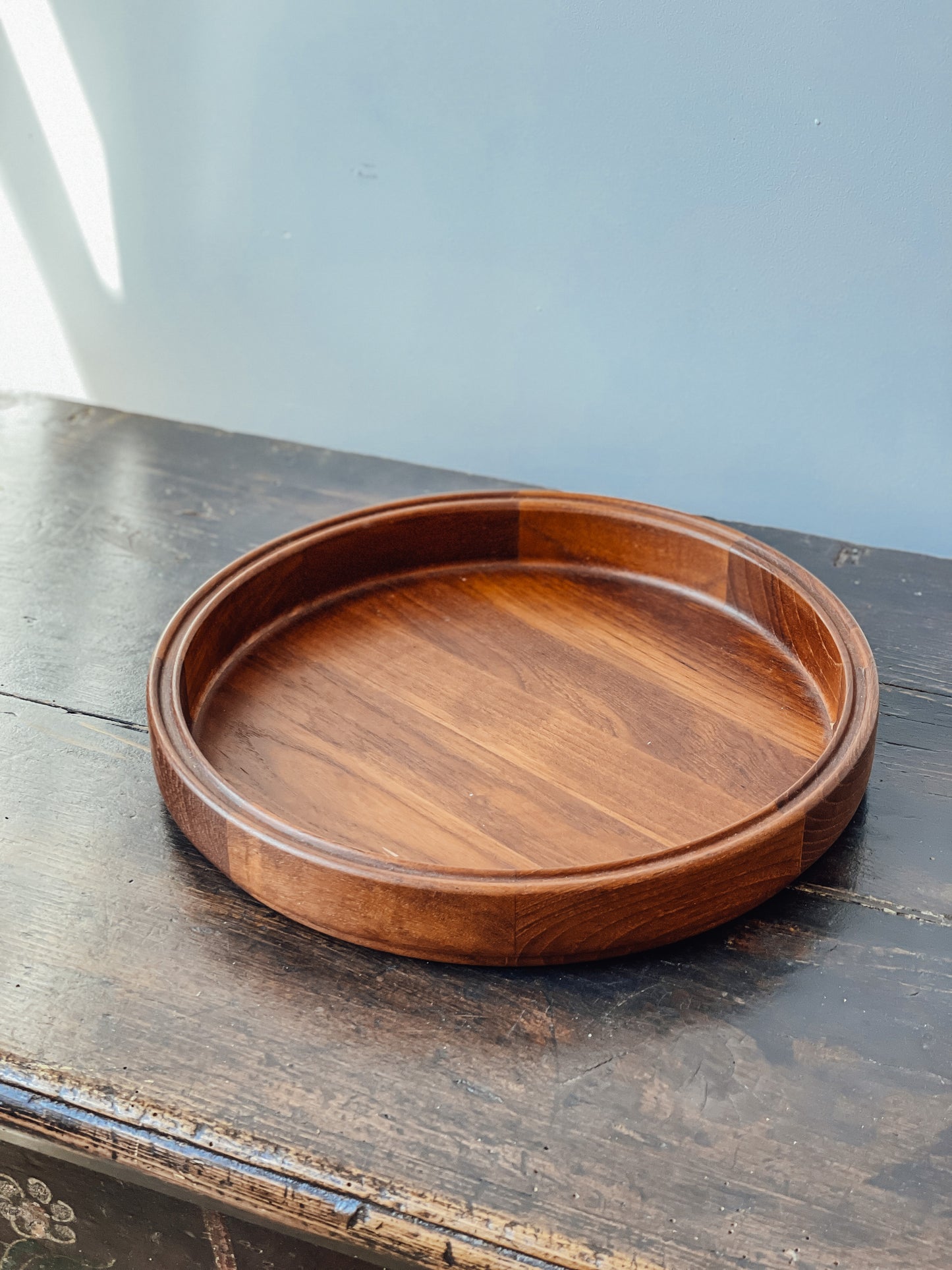 Vintage Teak Serving Tray