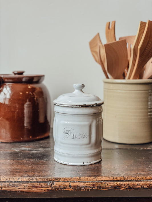 Vintage Sucre Kitchen Tin