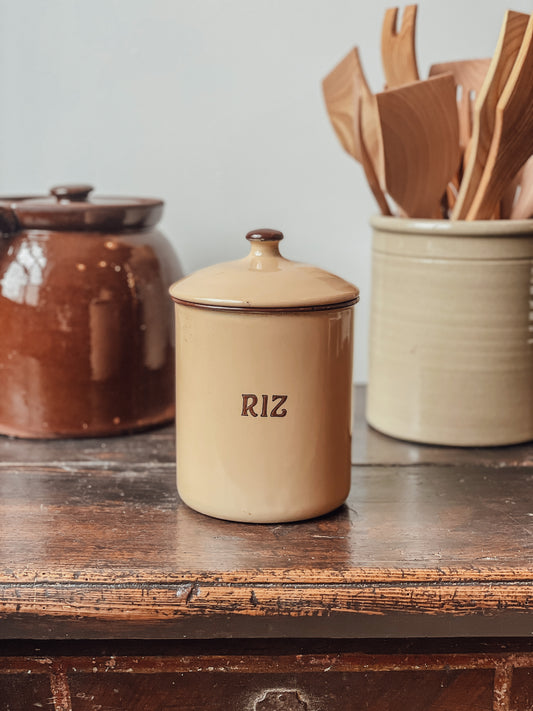 Vintage Riz Kitchen Tins