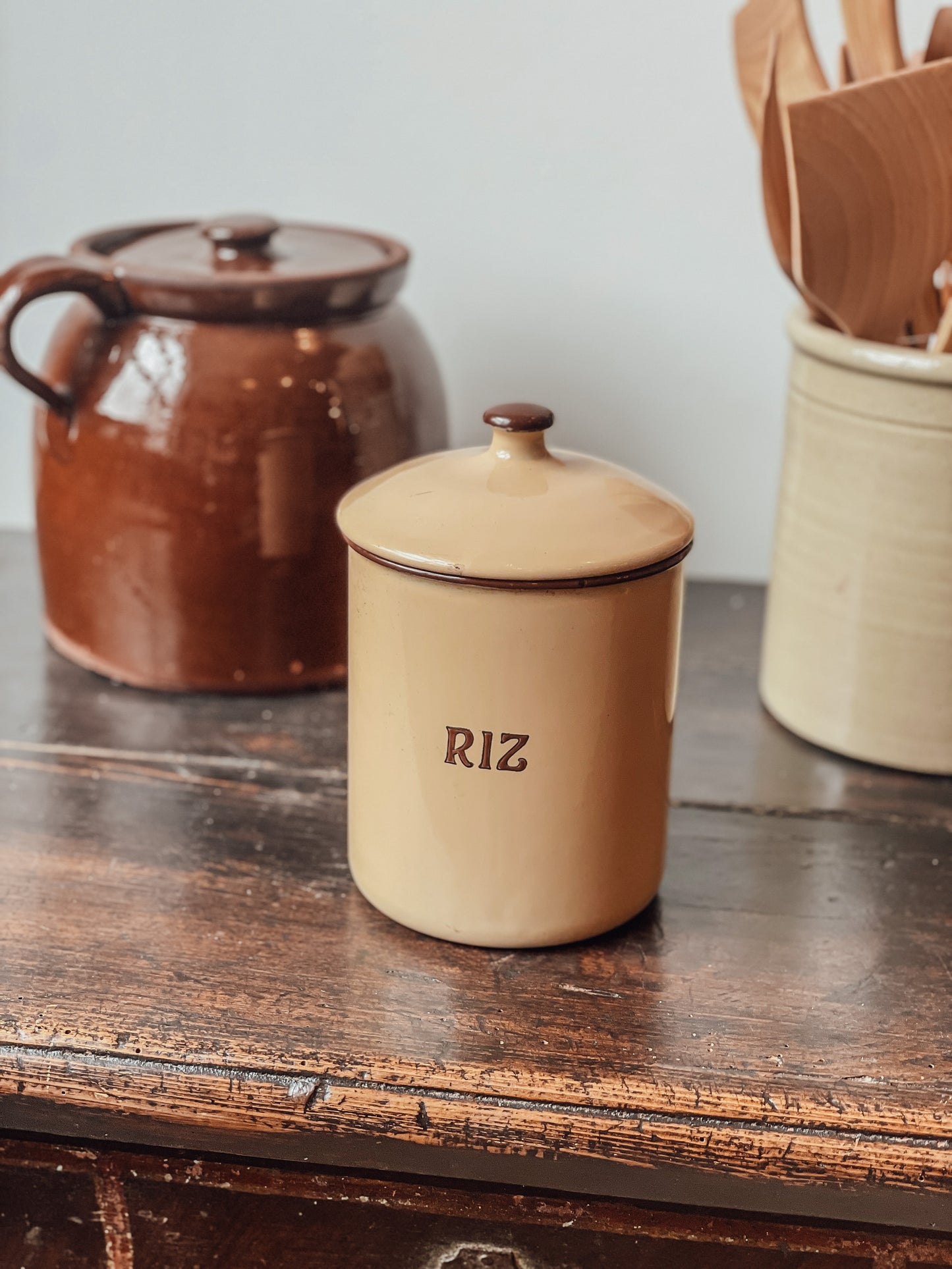 Vintage Riz Kitchen Tins