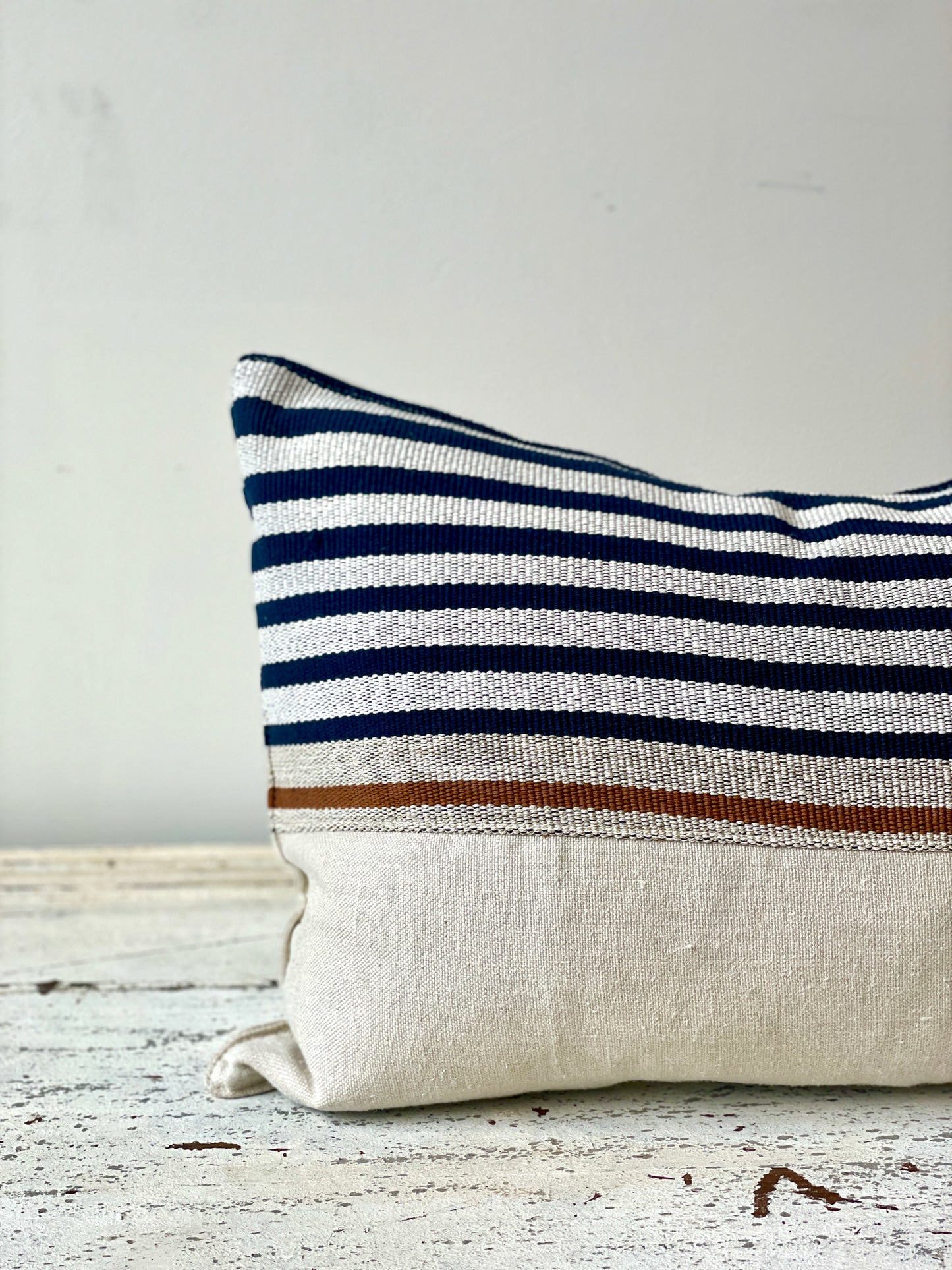 Custom Stripe Cisco Home Bolster Pillow (15x24)