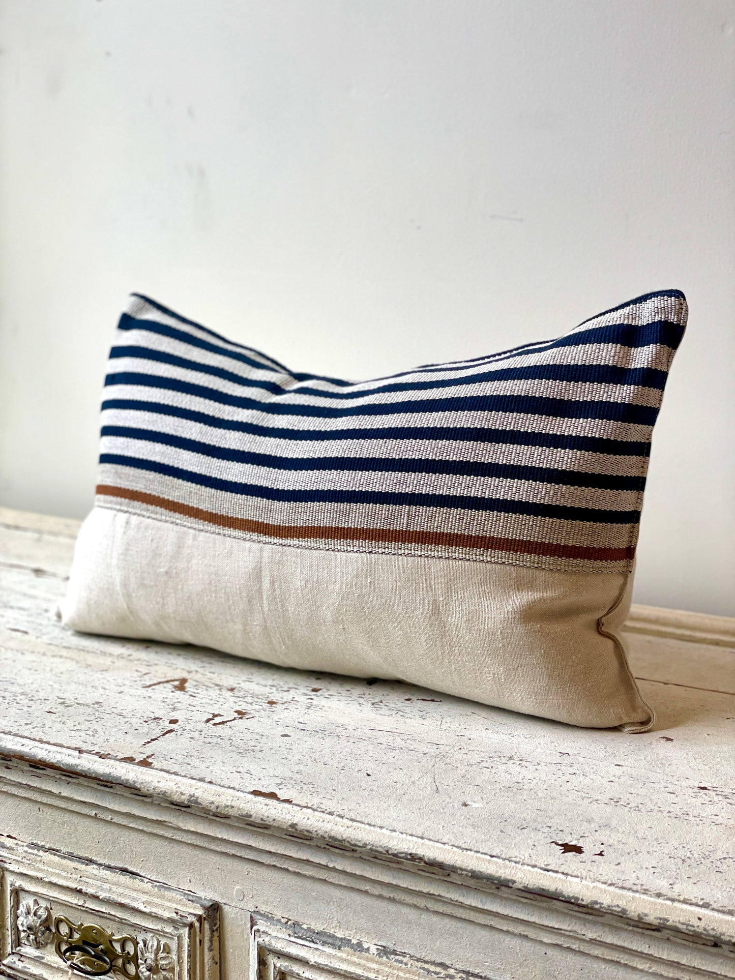 Custom Stripe Cisco Home Bolster Pillow (15x24)