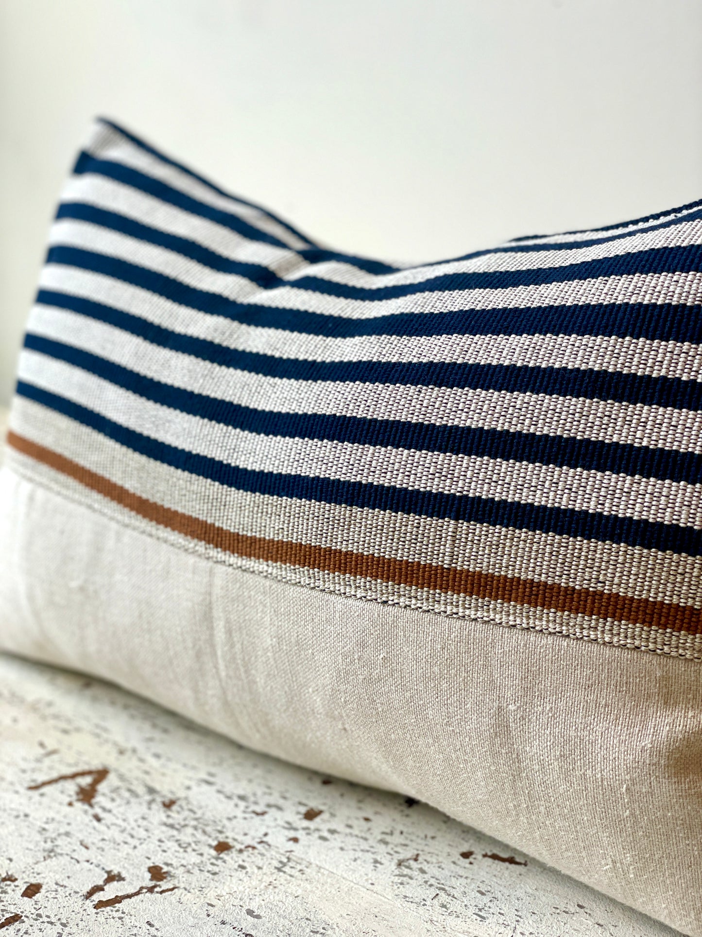 Custom Stripe Cisco Home Bolster Pillow (15x24)