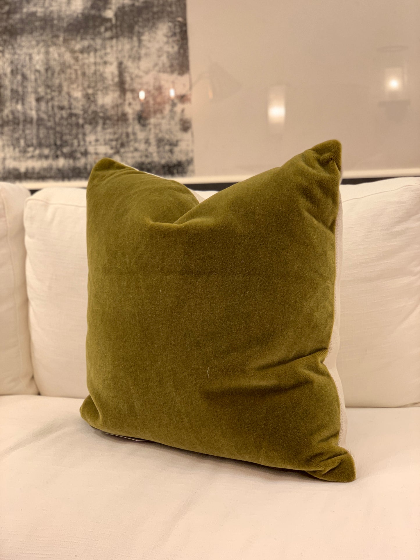 31 Westgate Custom Pillow Moss Velvet