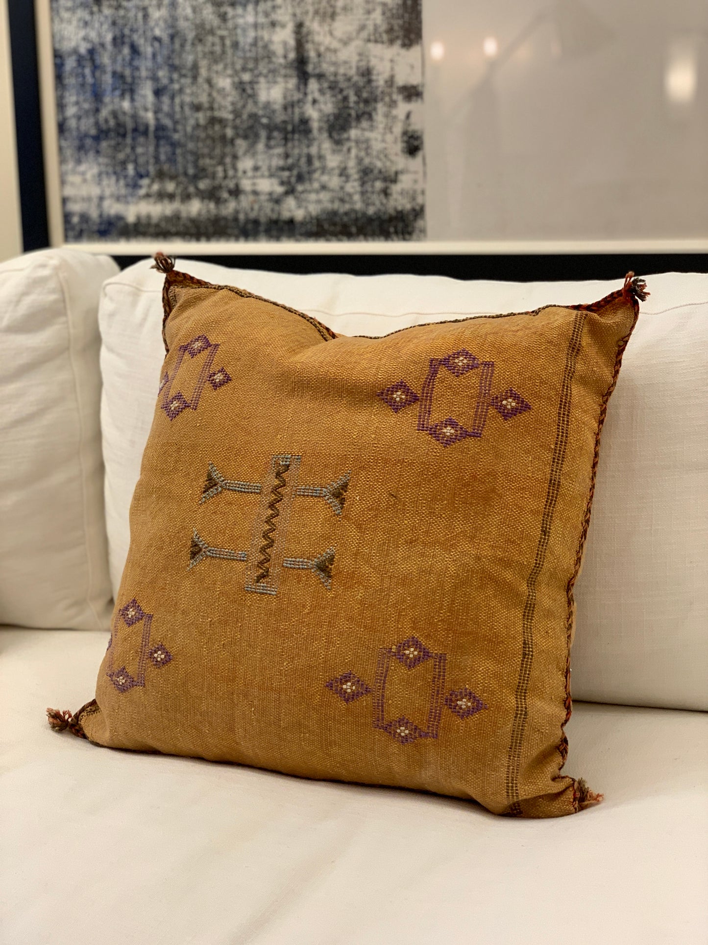 31 Westgate Custom Embroidered Moroccan Pillow