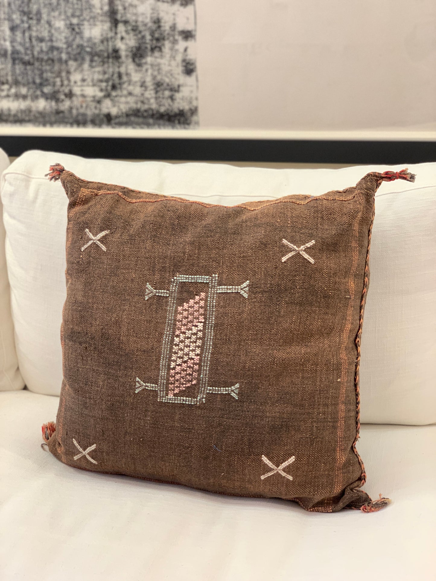 31 Westgate Custom Embroidered Moroccan Pillow