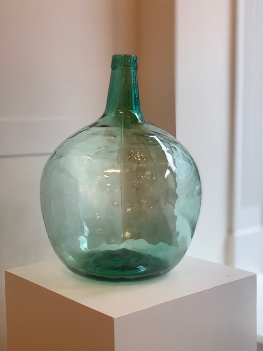 Medium Vintage Green Demijohn