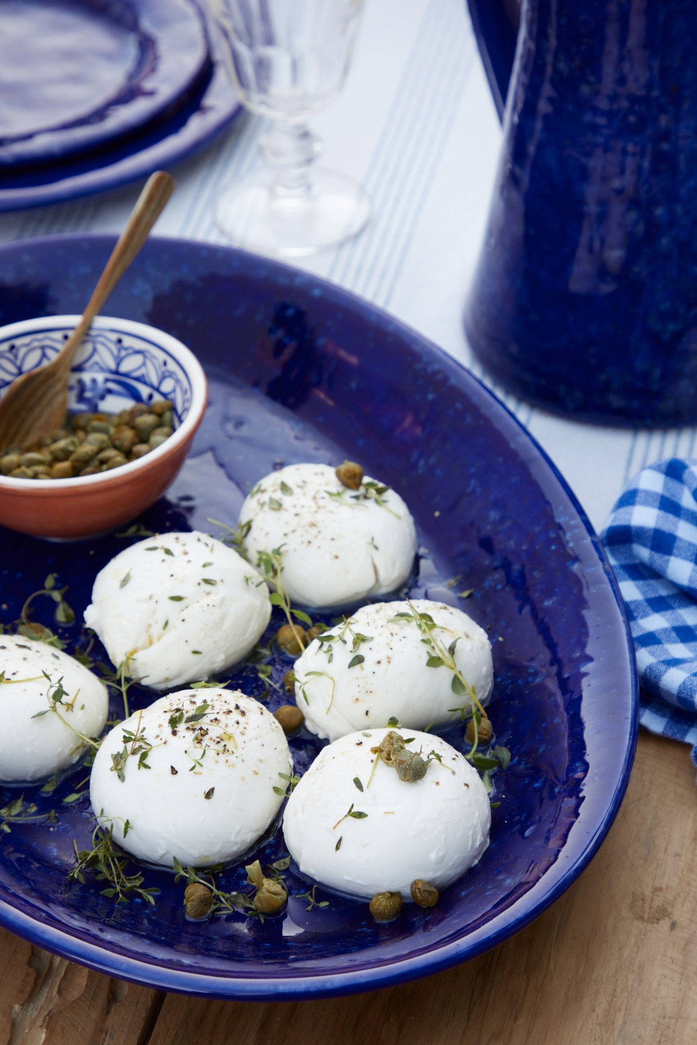 Speckled Blue Dinnerware