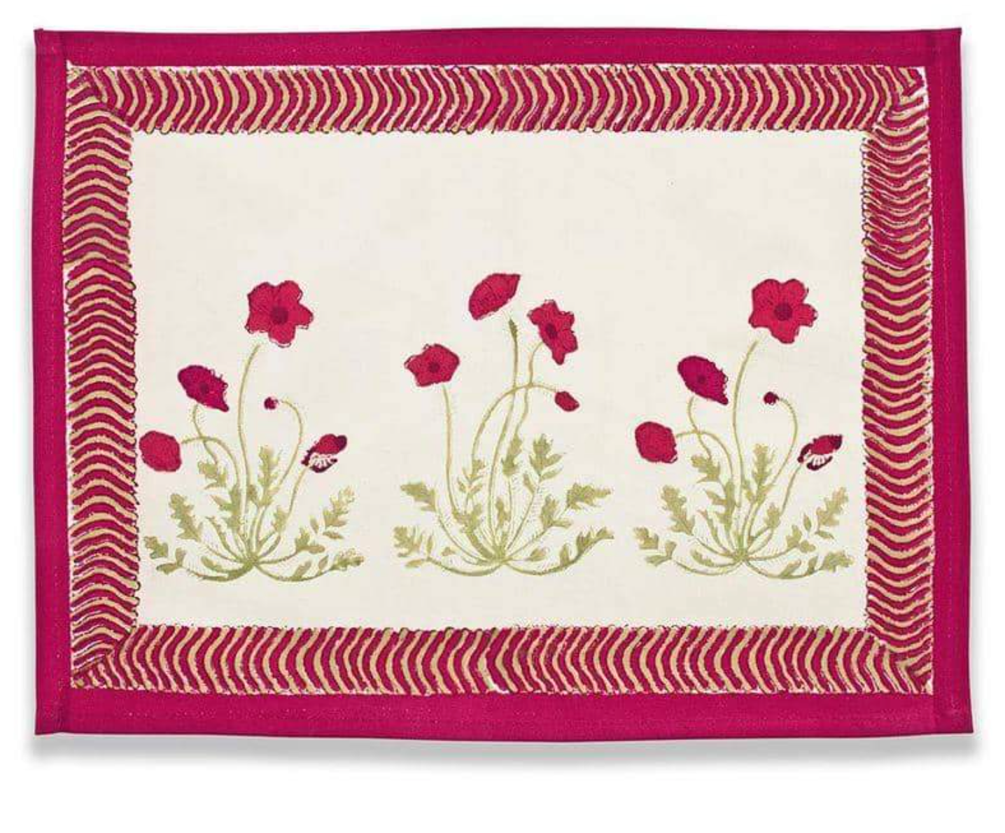 Poppy Placemat Set