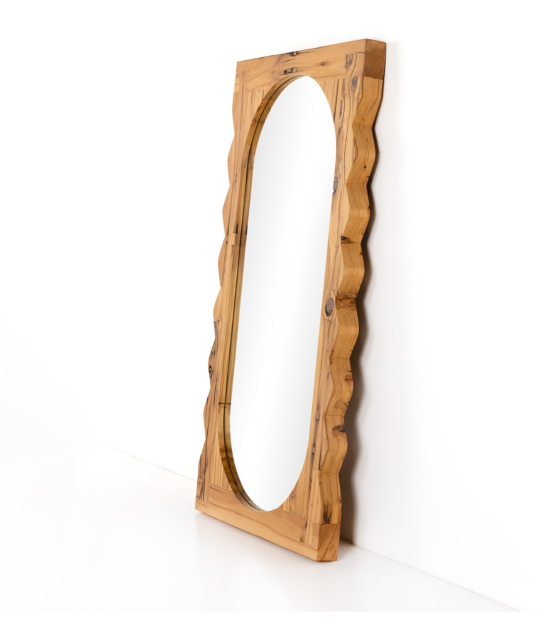 Vintage Inspired Wood Mirror